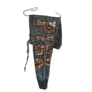 Pink Sweats and Long Sleeve Thin Shirt Combo Size Small